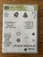 Candy Cane Christmas Stampin up Red Rubber Cling stampset. - 13 stamps Carousel 1