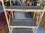 Vintage Chinoiserie Bamboo Shelving Unit Carousel 15