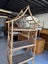 Vintage Chinoiserie Bamboo Shelving Unit Carousel 16