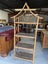 Vintage Chinoiserie Bamboo Shelving Unit Carousel 3
