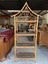 Vintage Chinoiserie Bamboo Shelving Unit Carousel 6