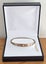 Edwardian 1900's hinged bangle 9ct rose gold - Diamonds and Ceylon Sapphires Carousel 3