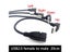 1pcs 20cm Hot Sale Left Right Up Down Angled 90 Degree USB 2.0 Type A Male To Carousel 3