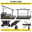 New Handrail for Outdoor Steps Aluminum Stair Fit 0-5 Steps Handrail Railing Carousel 3