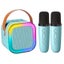 Bluetooth Singing Speaker Karaoke Player with 2 Wireless Microphones Carousel 1