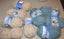 8 Balls Wool Alpaca Blend 8 ply / Double Knit Blue & Beige Suit Small Project Carousel 2
