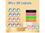 3Pcs 9mm Plastic 3D Embossing Label Tape For Dymo 12965 1610 1880 Motex E101 Carousel 3