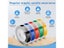 3Pcs 9mm Plastic 3D Embossing Label Tape For Dymo 12965 1610 1880 Motex E101 Carousel 5