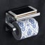 Toilet Paper Roll Holder Phone Shelf Carousel 4