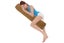 Natural Latex Body Pillow Springy Long Leg Pillow with Cover for Sleeping-Brown Carousel 2