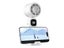 100 Speeds USB Digital Display Cooling Fan with Lanyard and Phone Holder White Carousel 6