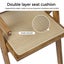 Levede 1x Armchair Dining Chair Wicker Wooden Chairs Rattan Accent Lounge Seat Carousel 4