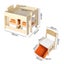Bopeep Kids Table and Chair Set Storage Box Toys Play Activity Desk Wooden Study Carousel 8