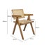 Levede 1x Armchair Dining Chair Wicker Wooden Chairs Rattan Accent Lounge Seat Carousel 8