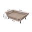 Pawz Pet Sofa Bed Raised Elevated Soft Lounge Couch Wooden Frame Heavy Duty Carousel 10