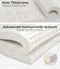 Dreamz Latex Mattress Topper King Natural 7 Zone Bedding Removable Cover 5cm Carousel 4