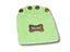 Pet Bed Paw Shaped Mat 72x61.5cm Green Carousel 1