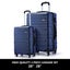 2PCS Luggage Suitcase Trolley Set Travel Bag Carousel 6