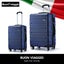 2PCS Luggage Suitcase Trolley Set Travel Bag Carousel 12