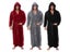 Winter Warm Bath Robe Men Bathrobe Nightgown Soft Coral Fleece Hooded Bathrobes Carousel 4