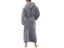 Winter Warm Bath Robe Men Bathrobe Nightgown Soft Coral Fleece Hooded Bathrobes Carousel 7