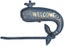 Cast Iron Paper Towel Holder Whale Paper Holder Carousel 4