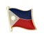 Philippines Flag Lapel Enamel Pin Badge Carousel 2