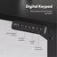 FlexiSpot E1Q 4 Leg Electric Standing Desk - 1400x700x25mm - Black Desktop + Carousel 4