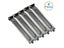 5pcs/lot Black Mesh Hard Aluminum PCI Slot Covers Bracket Screws PCI Expansion Carousel 1