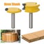 Shank Canoe Bead & Flute Router Bit Set 8mm Shank Carousel 1