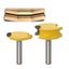 Shank Canoe Bead & Flute Router Bit Set 8mm Shank Carousel 3