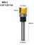 Flush Trim Router Bit 1/4 Inch Shank Pattern Set Carousel 5