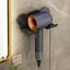 Wall Mounted Holder For Dyson Hair Dryer Bathroom Storage Rack Simple Black Bat Carousel 1