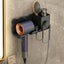 Wall Mounted Holder For Dyson Hair Dryer Bathroom Storage Rack Simple Black Upg Carousel 1