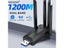 Dual Band USB Wifi 1200Mbps Adapter 2.4GHz 5GHz WiFi With 4 Antenna PC Mini Carousel 3
