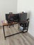 Vasagle 55" Computer Desk with 2 shelves - Rustic Brown Carousel 3