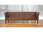 Mogens Hansen Three Seater Leather Sofa Denmark 1970s Carousel 10