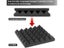 12/24Pack 30x30x5cm Pyramid Acoustic Foam Sound Proof Absorption Insulation Carousel 6