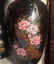 TRIO of ORNATE VINTAGE CHINESE CERAMIC ENAMEL VASES with BIRDS & FLOWERS MOTIF Carousel 19