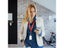 1pc Transparent Double Badge Holder Vertical 2 Card Badge Holder With Thumb Carousel 4