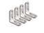 10PCS Stainless Steel Angle Corner Brackets Fasteners Protector Seven Size Carousel 6