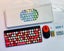 Black Wireless Keyboard Mouse Combo Retro Round Keycaps 2.4Ghz Ergonomic Design Carousel 1