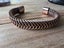 Handmade copper cuff bracelet Carousel 1