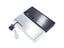 Rectangular Computer Desk Line Hole Cover Aluminum Outlet Grommet Carousel 3