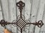 Late 19th Early 20th Century Wrought Iron French Cross. Architectural Salvage. Carousel 5