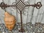 Late 19th Early 20th Century Wrought Iron French Cross. Architectural Salvage. Carousel 6