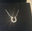 10K GOLD $ DIAMONDS HORSE SHOE NECKLACE Carousel 1
