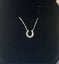 10K GOLD $ DIAMONDS HORSE SHOE NECKLACE Carousel 12