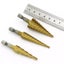 3-12mm/4-12mm/4-20mm Straight Groove Step Drill Bit HSS Titanium Coated Wood Carousel 4
