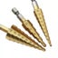 3-12mm/4-12mm/4-20mm Straight Groove Step Drill Bit HSS Titanium Coated Wood Carousel 6